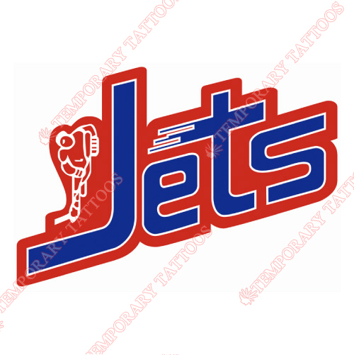 Winnipeg Jets Customize Temporary Tattoos Stickers NO.7157